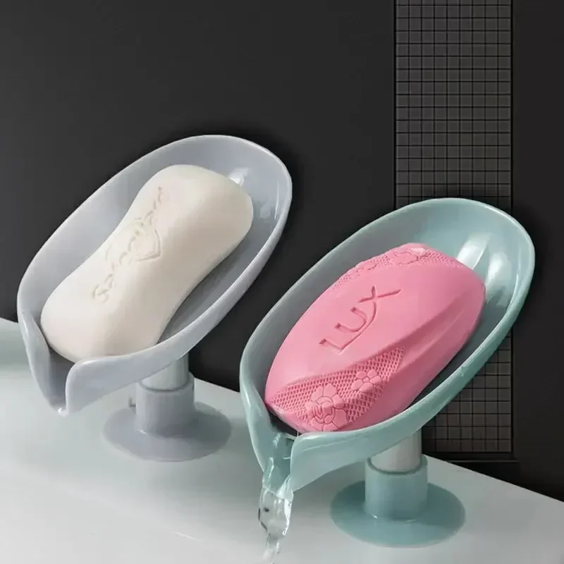 Soap Dish Draining - حامل صابون على شكل ورقة شجر،