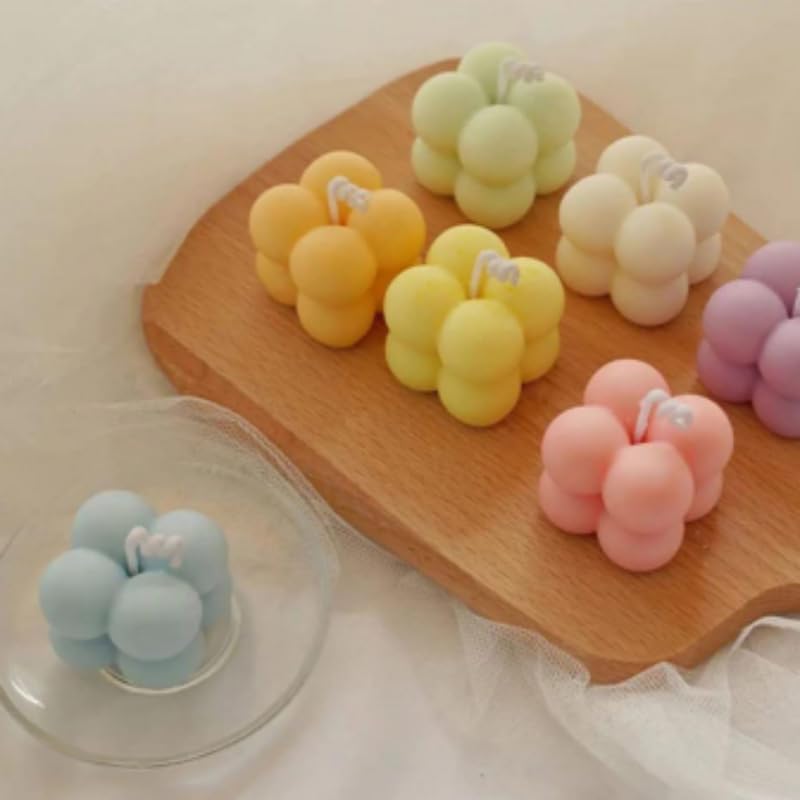 Soap Making Homemade - قوالب سيليكون لصنع الشموع الفقاعية بـ