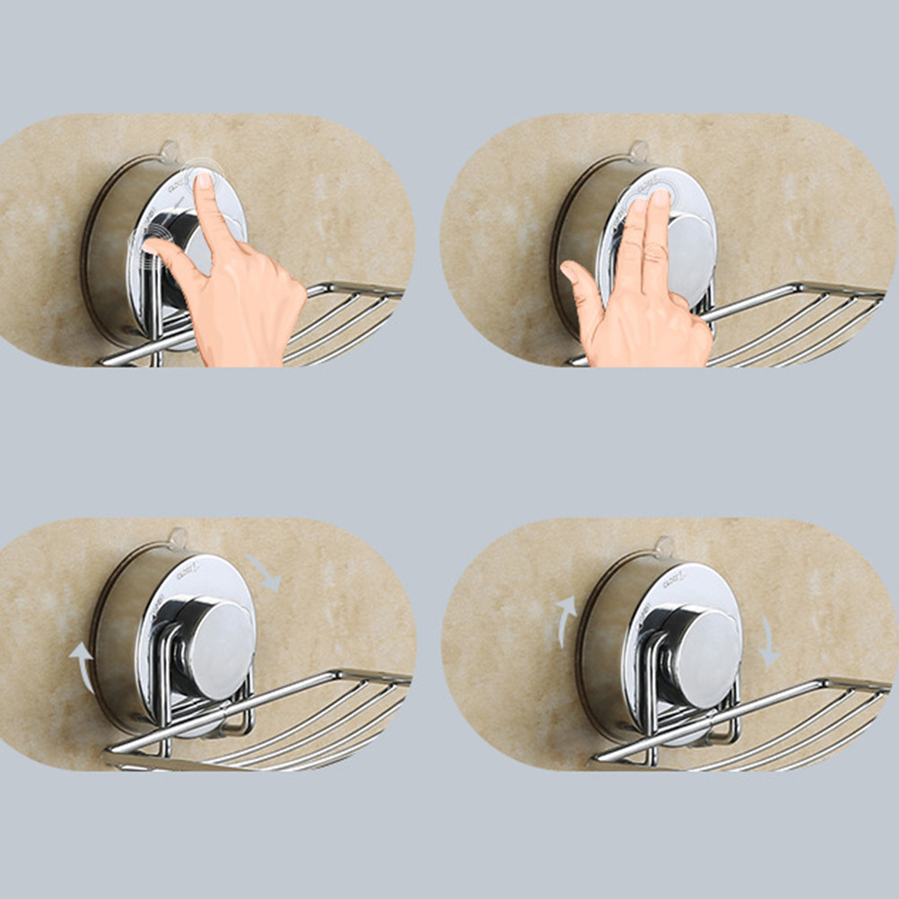 Soap Dish Draining - حامل صابون لاصق بدون ثقب مع
