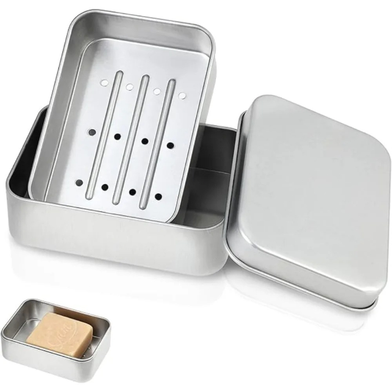Soap Dish Draining - 1 قطعة حامل صابون محمول من