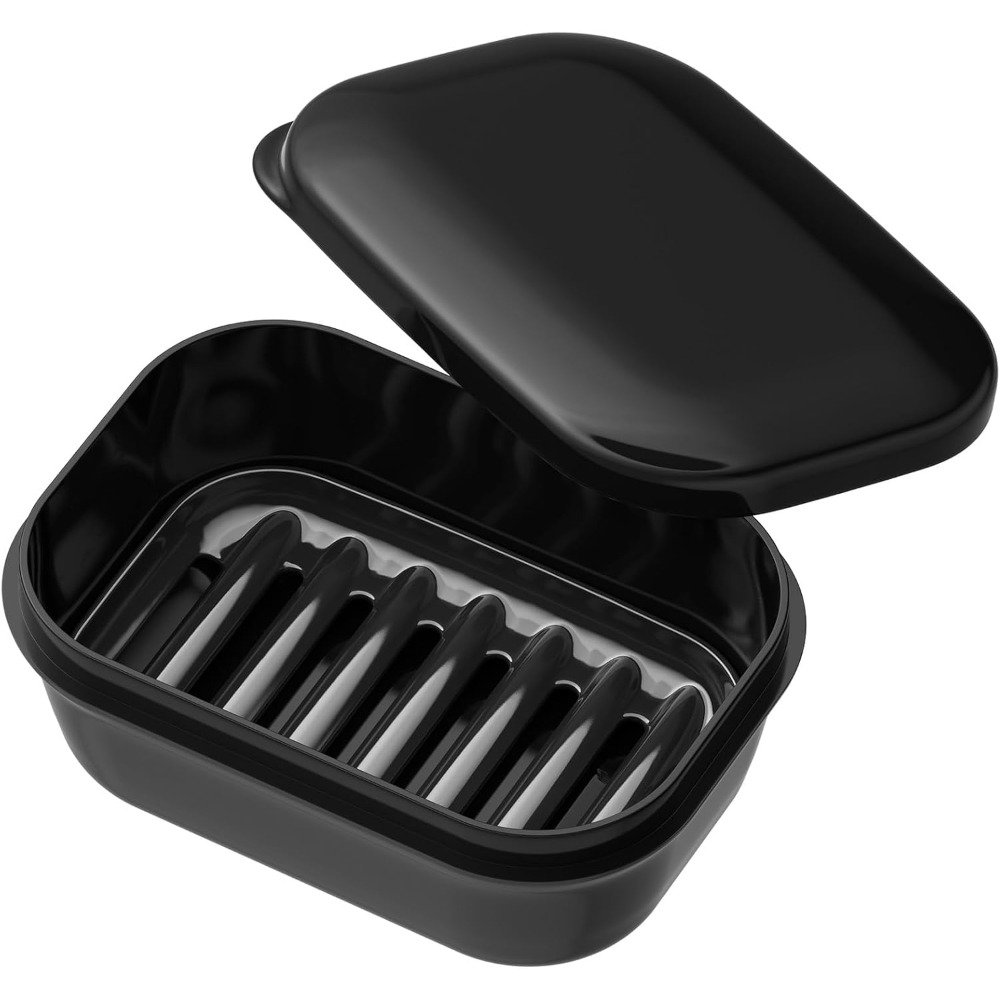 Soap Dish Draining - حاوية صابون مانعة للتسرب مع غطاء
