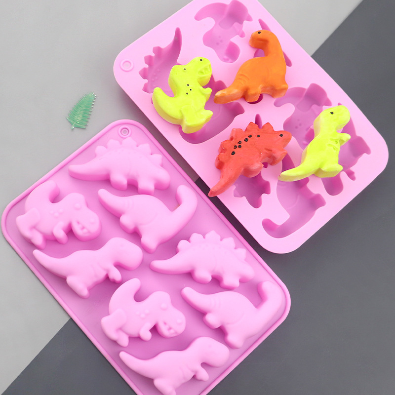 Melt Pour Soap Base - البلوز بالجملة 8 الديناصورات الكرتون سيليكون