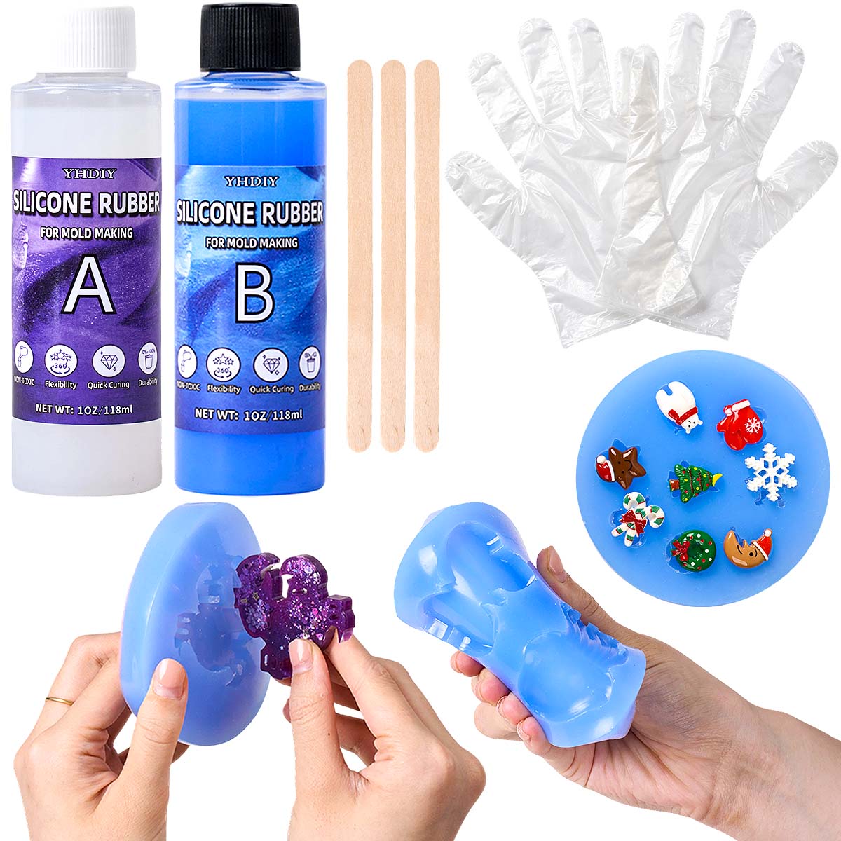 طقم صنع قوالب السيليكون 118 مل - مراجعة Soap Making Kits وسعره