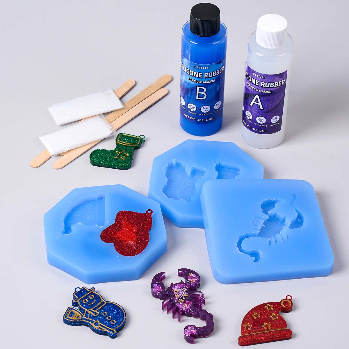 طقم صنع قوالب السيليكون 118 مل - مراجعة Soap Making Kits وسعره