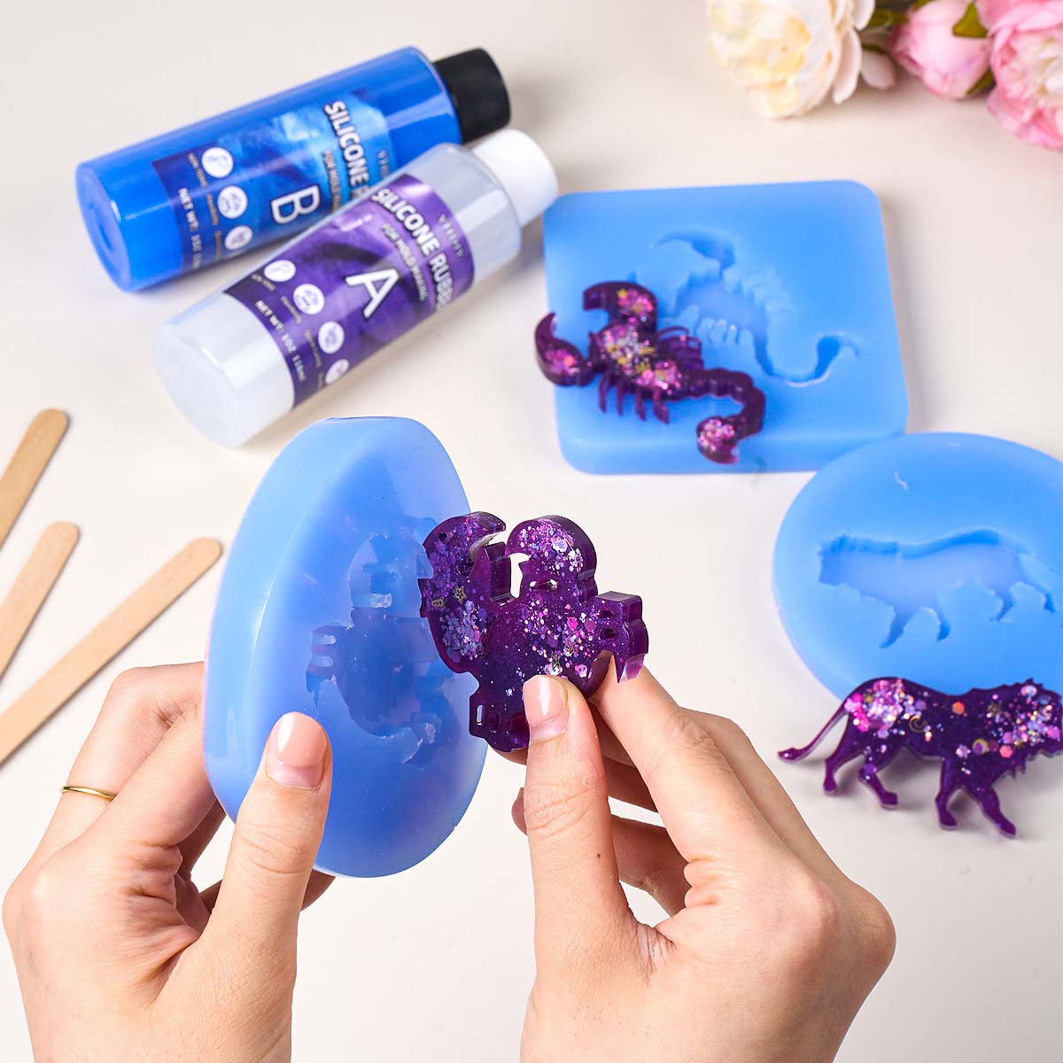 طقم صنع قوالب السيليكون 118 مل - مراجعة Soap Making Kits وسعره