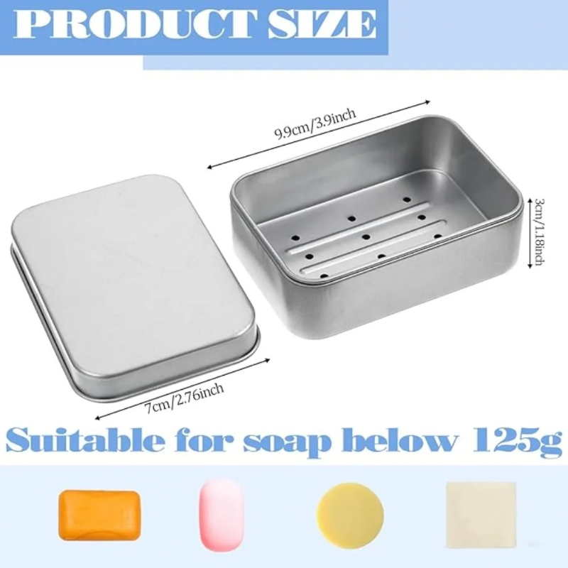1 قطعة حامل صابون محمول من الأ - مراجعة Soap Dish Draining وسعره