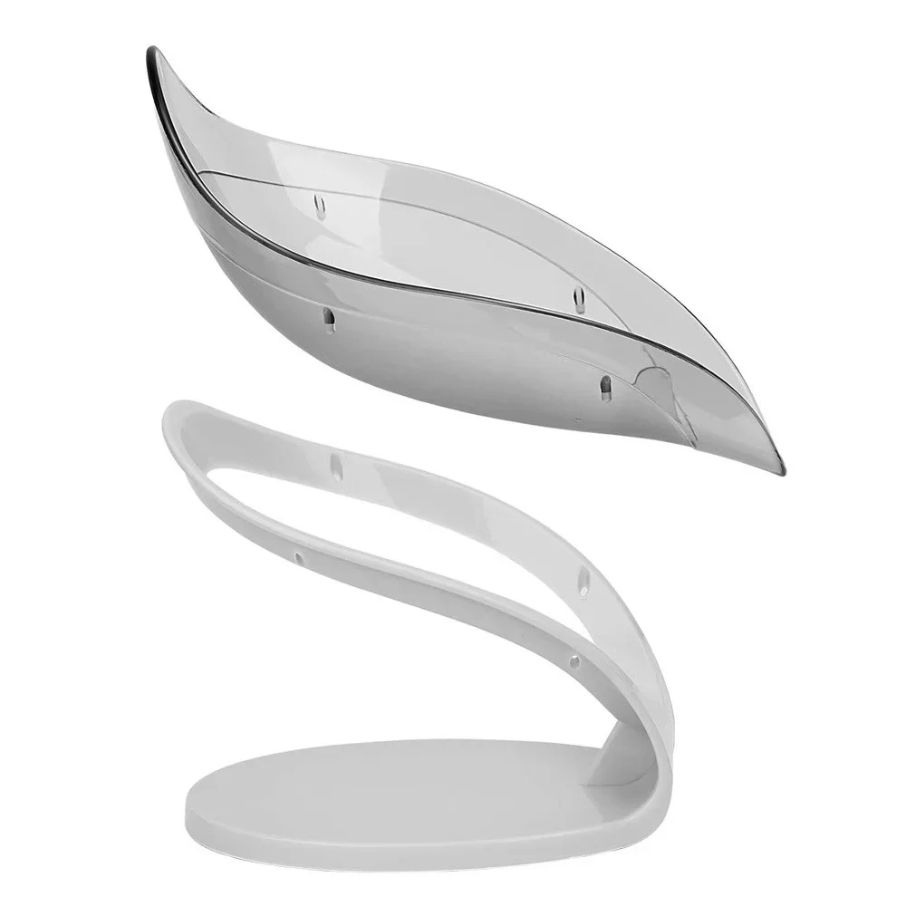 حامل صابون على شكل ورقة شجر مع - مراجعة Soap Dish Draining وسعره