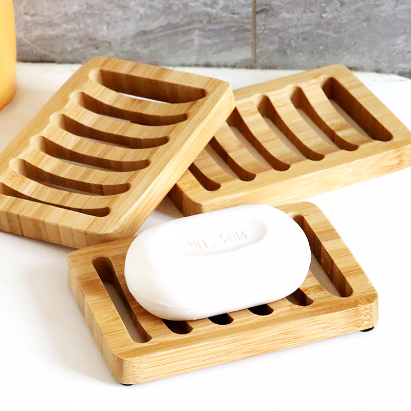 حامل صابون خشبي من الخيزران ال - مراجعة Soap Dish Draining وسعره