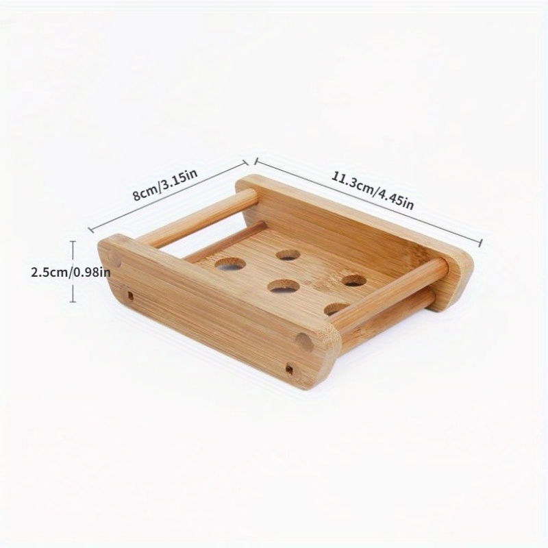 صندوق صابون من الخيزران، حامل  - مراجعة Soap Dish Draining وسعره
