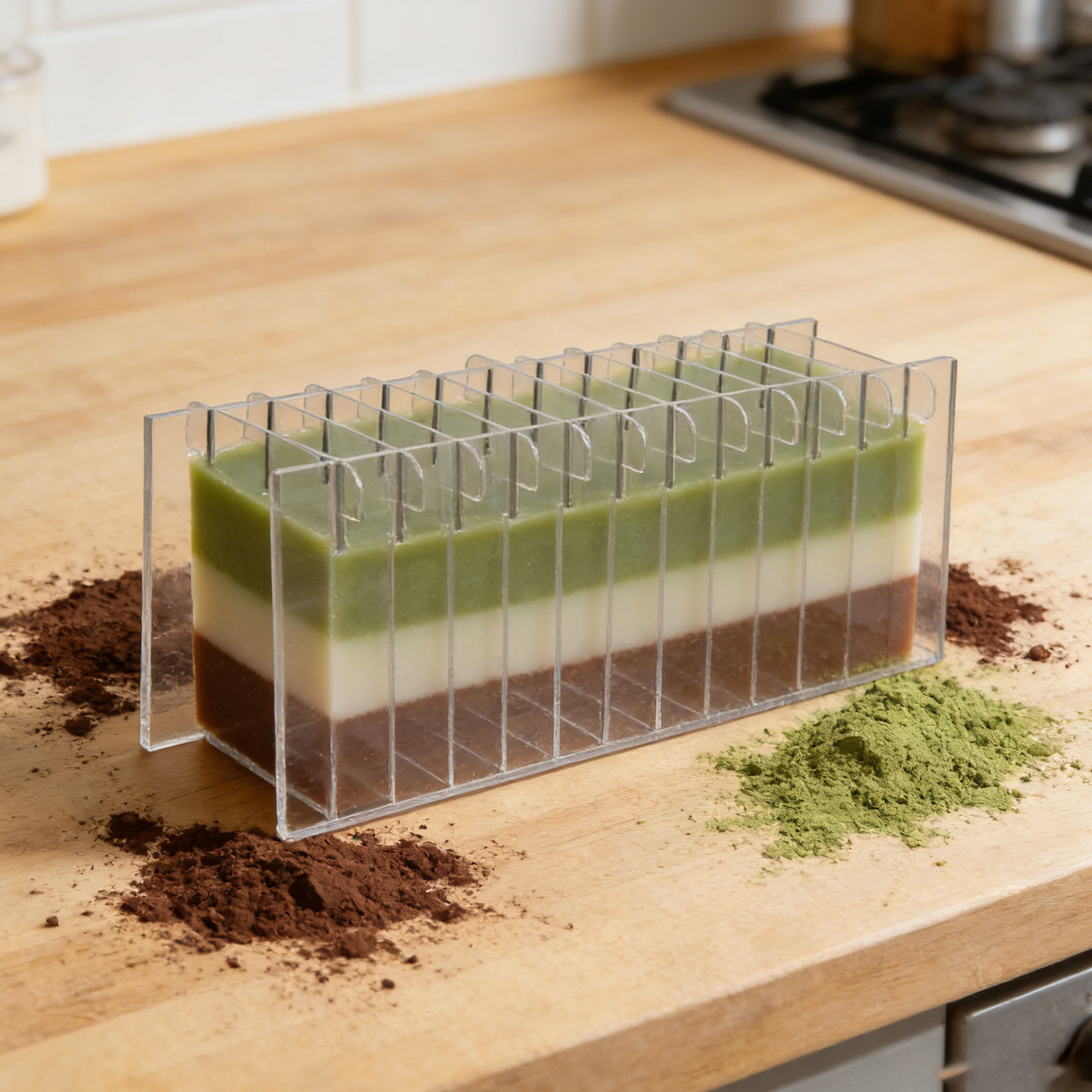 لوح تقسيم الصابون الأكريليكي ل - مراجعة Soap Making Accessories وسعره