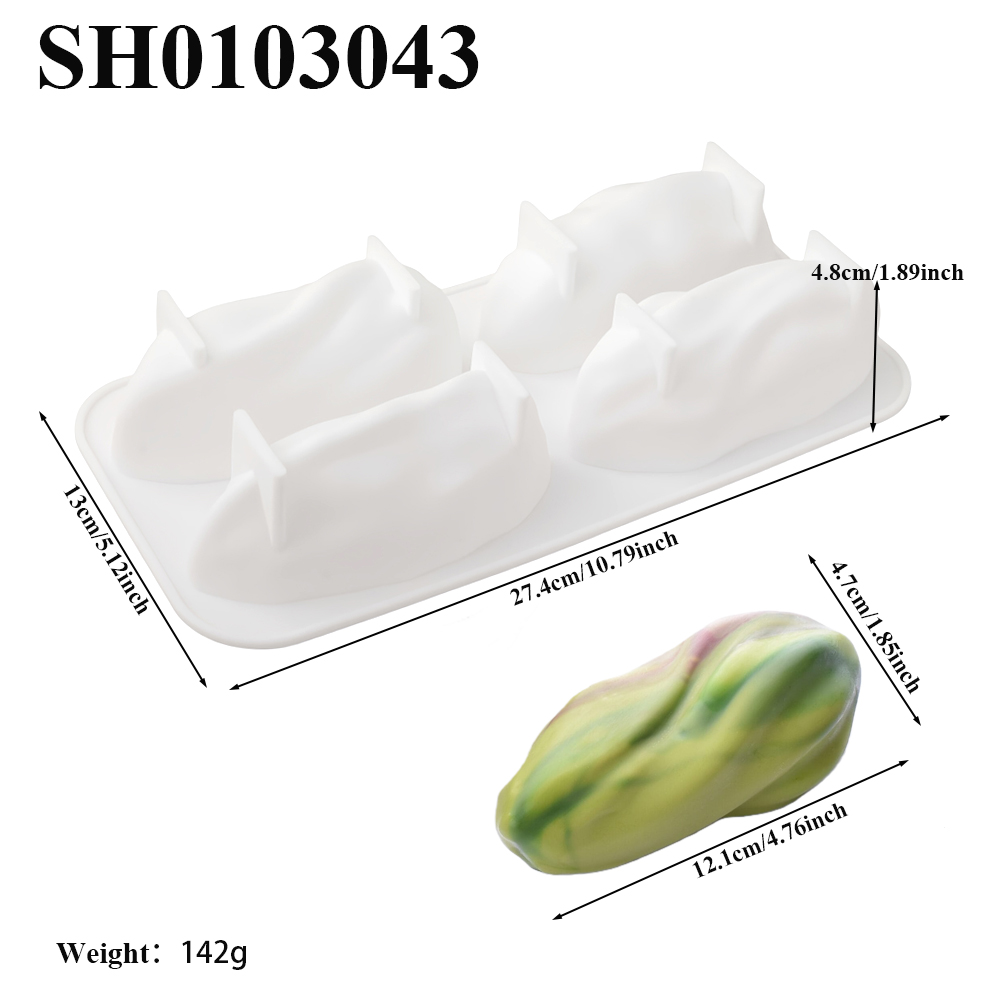 قالب خبز سيليكون بتصميم الفستق - مراجعة Melt Pour Soap Base وسعره