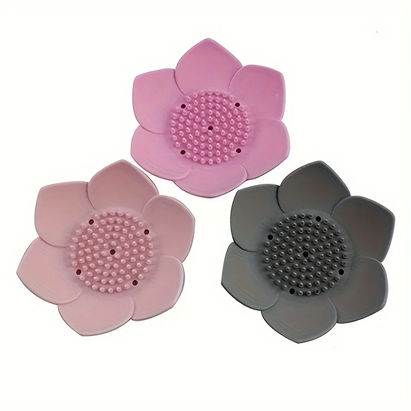 صندوق صابون للحمام بتصميم زهرة - مراجعة Soap Dish Draining وسعره