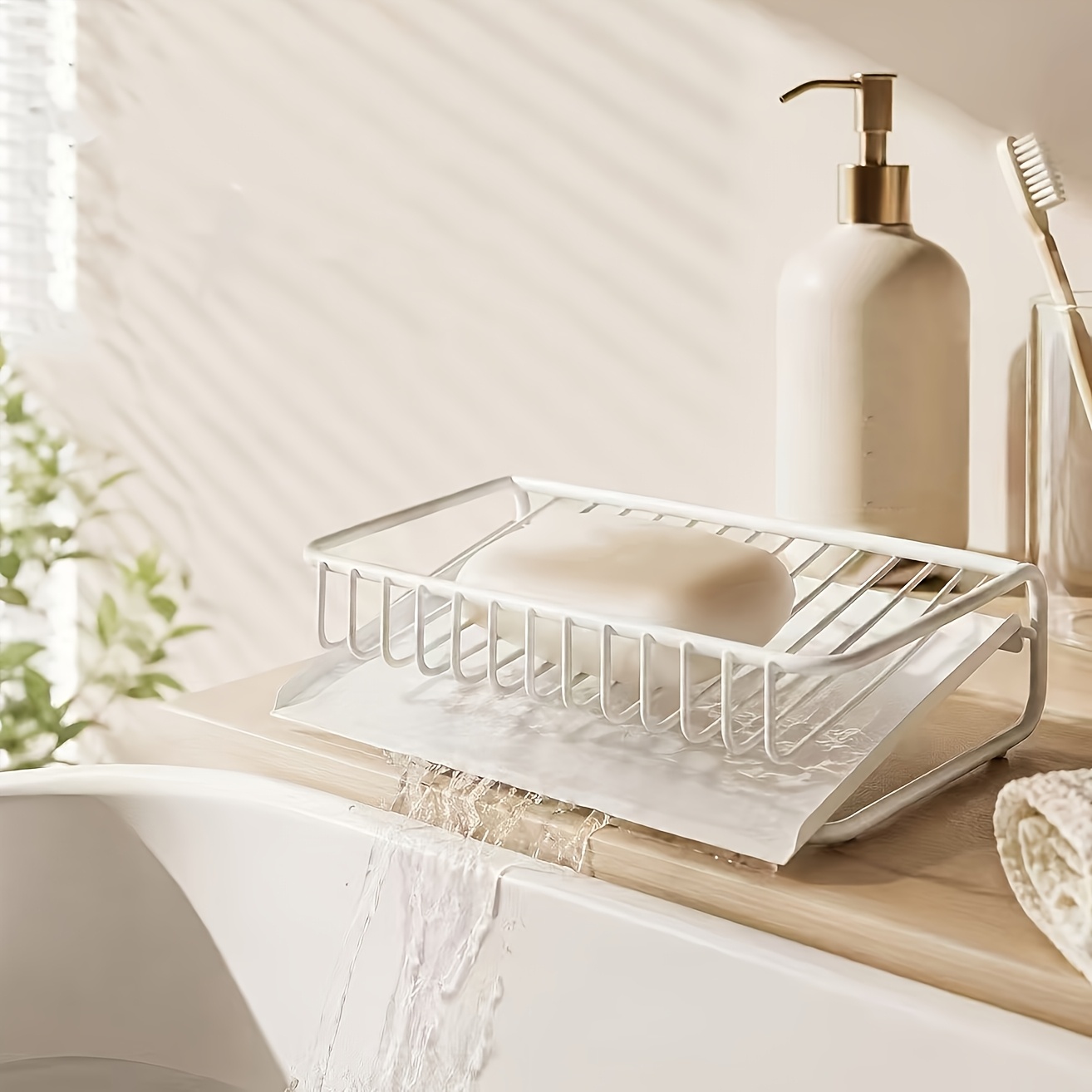 حامل صابون بلاستيكي قطعة واحدة - مراجعة Soap Dish Draining وسعره