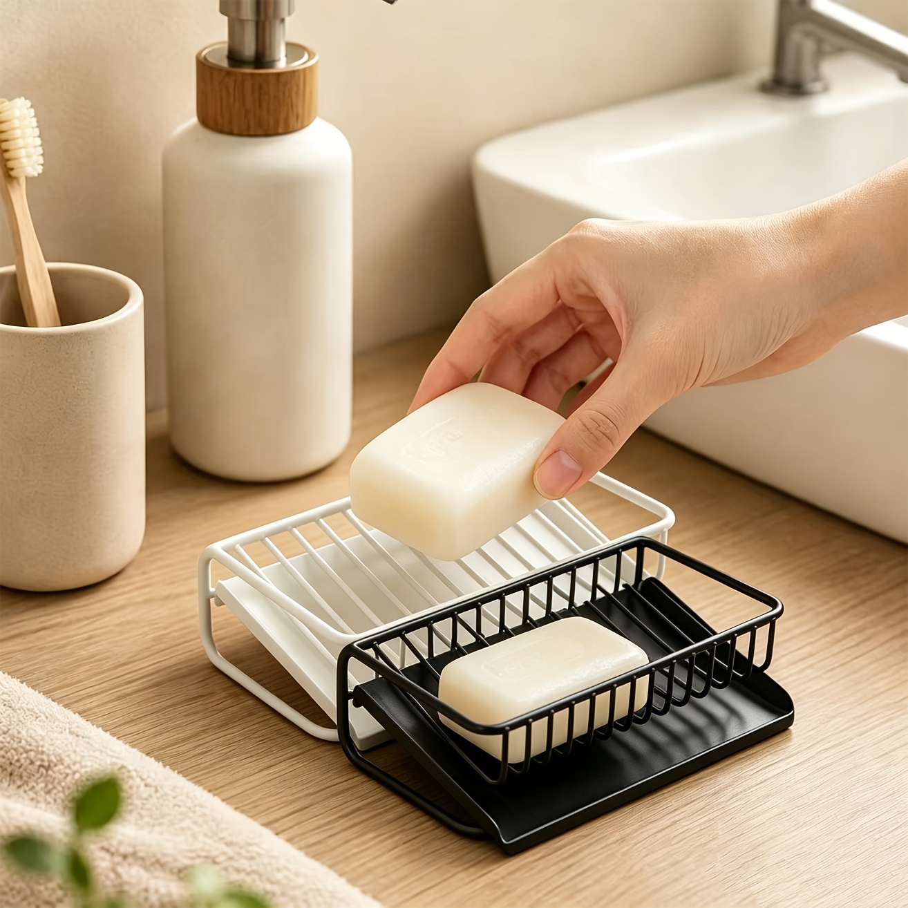 حامل صابون بلاستيكي قطعة واحدة - مراجعة Soap Dish Draining وسعره