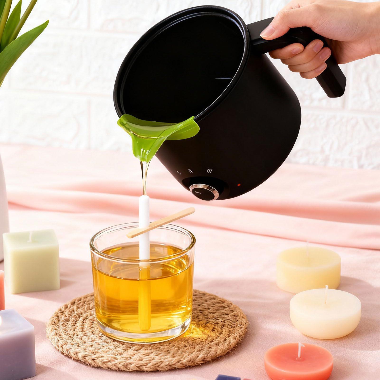 وعاء كهربائي لصهر شمع الشموع س - مراجعة Soap Making Kits وسعره