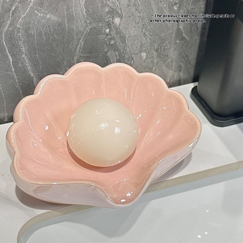 1/2 قطعة حامل صابون على شكل صد - مراجعة Soap Dish Draining وسعره