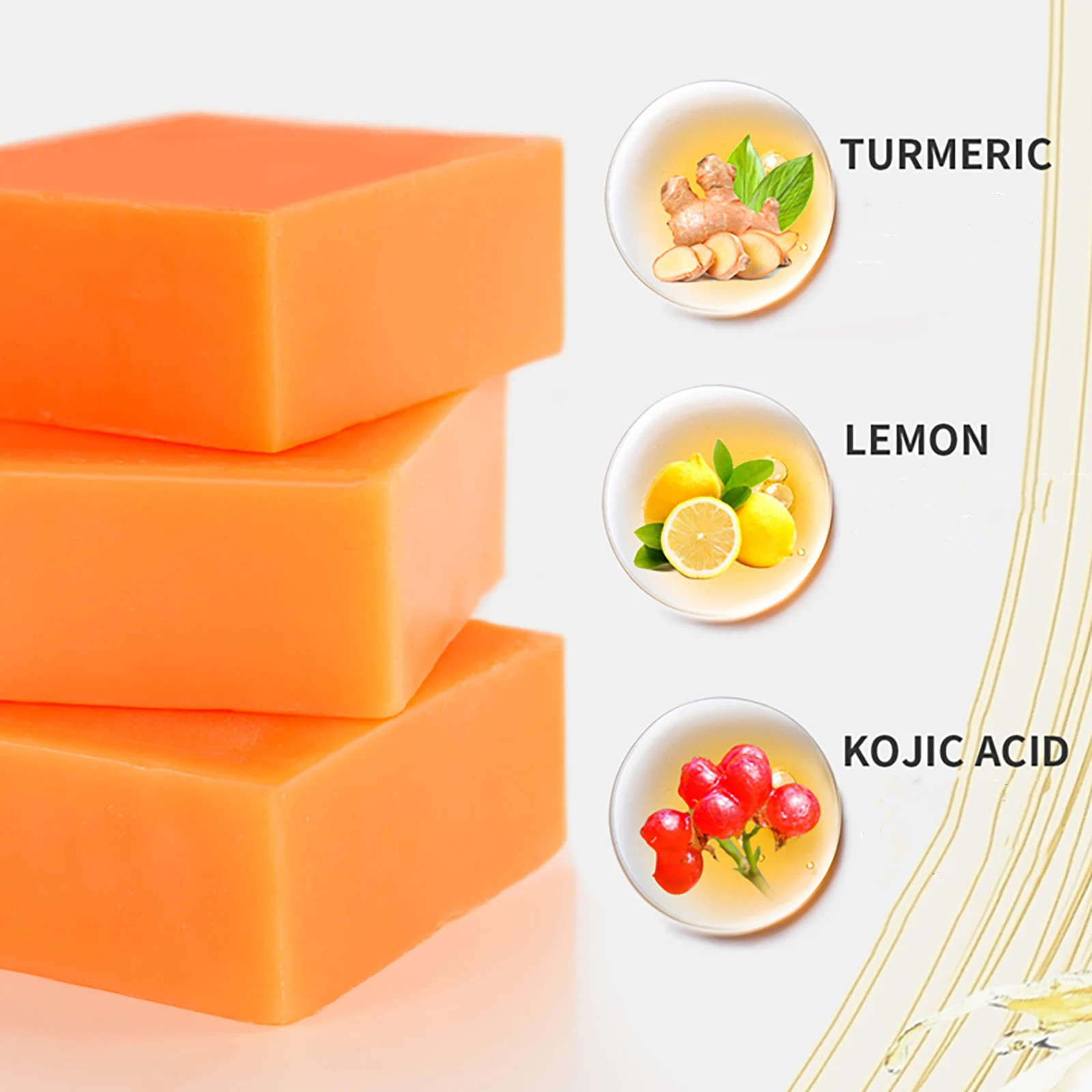 غسول الجسم لتبييض الكركم الطبي - مراجعة Soap Making Olive Oil وسعره