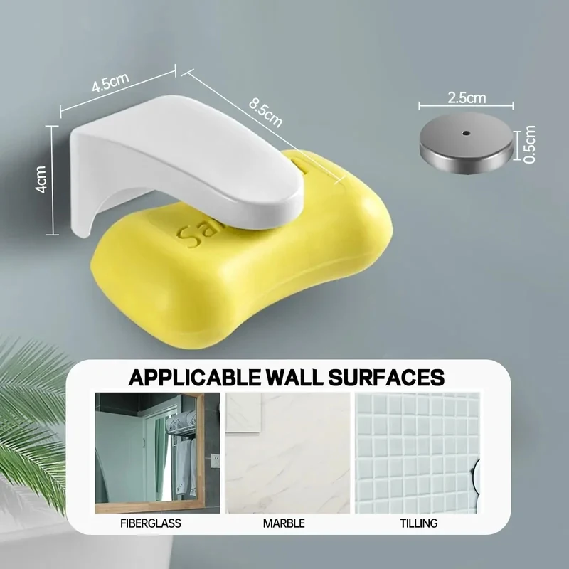 حامل صابون مغناطيسي، صندوق صاب - مراجعة Soap Dish Draining وسعره